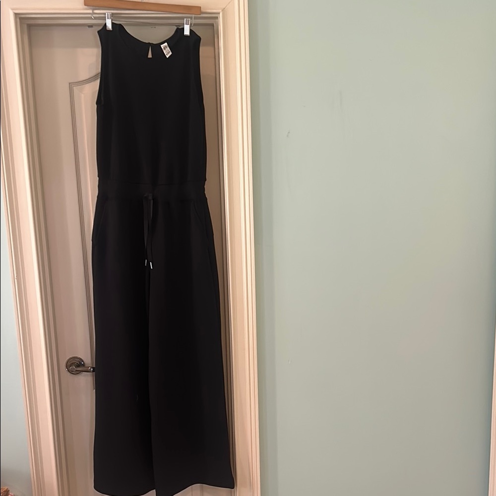Spanx Black Sleeveless Jumpsuit